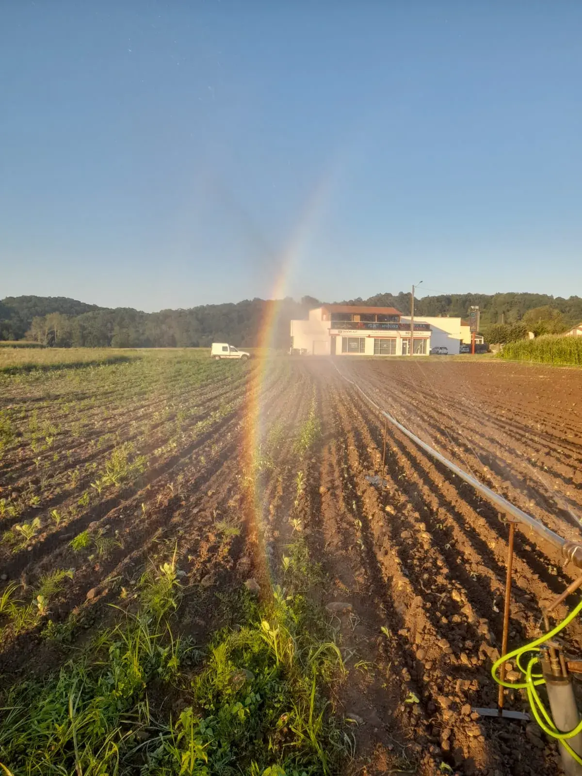 Naissance d'un arc-en-ciel